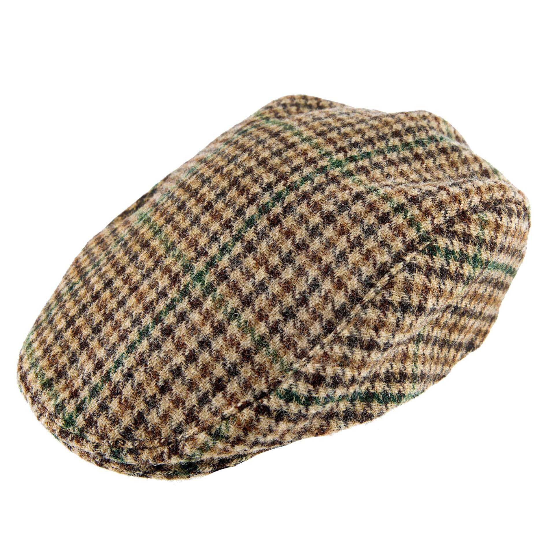 Abraham Moon Yorkshire Dogtooth Flat Cap Davids of Haslemere