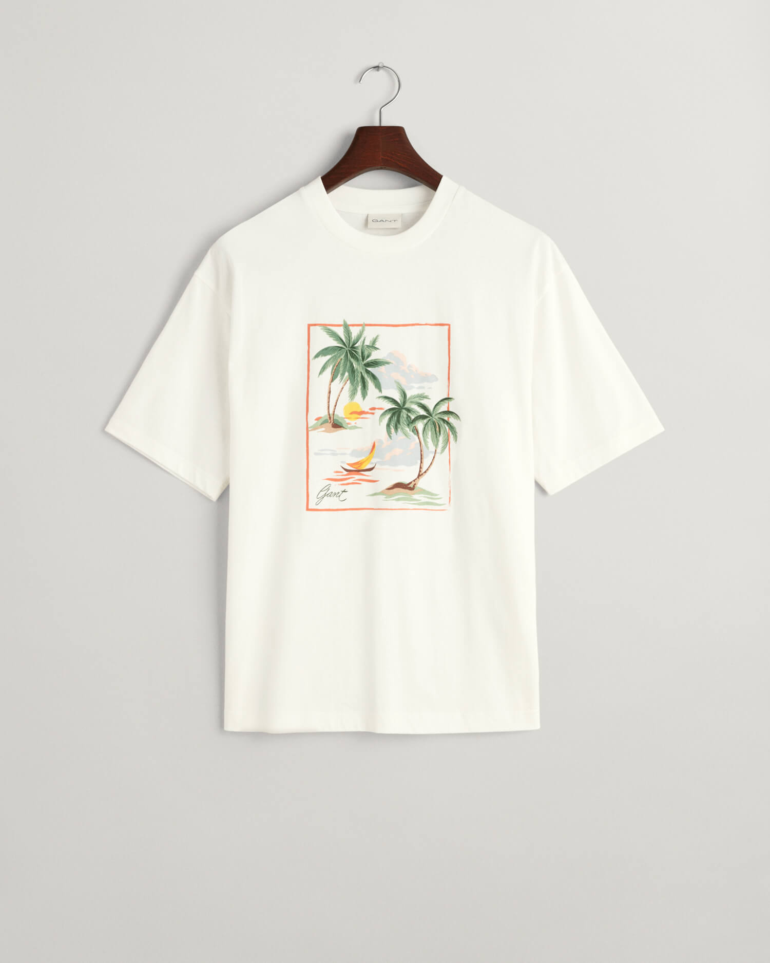 Gant Hawaii Printed T-Shirt | Davids of Haslemere