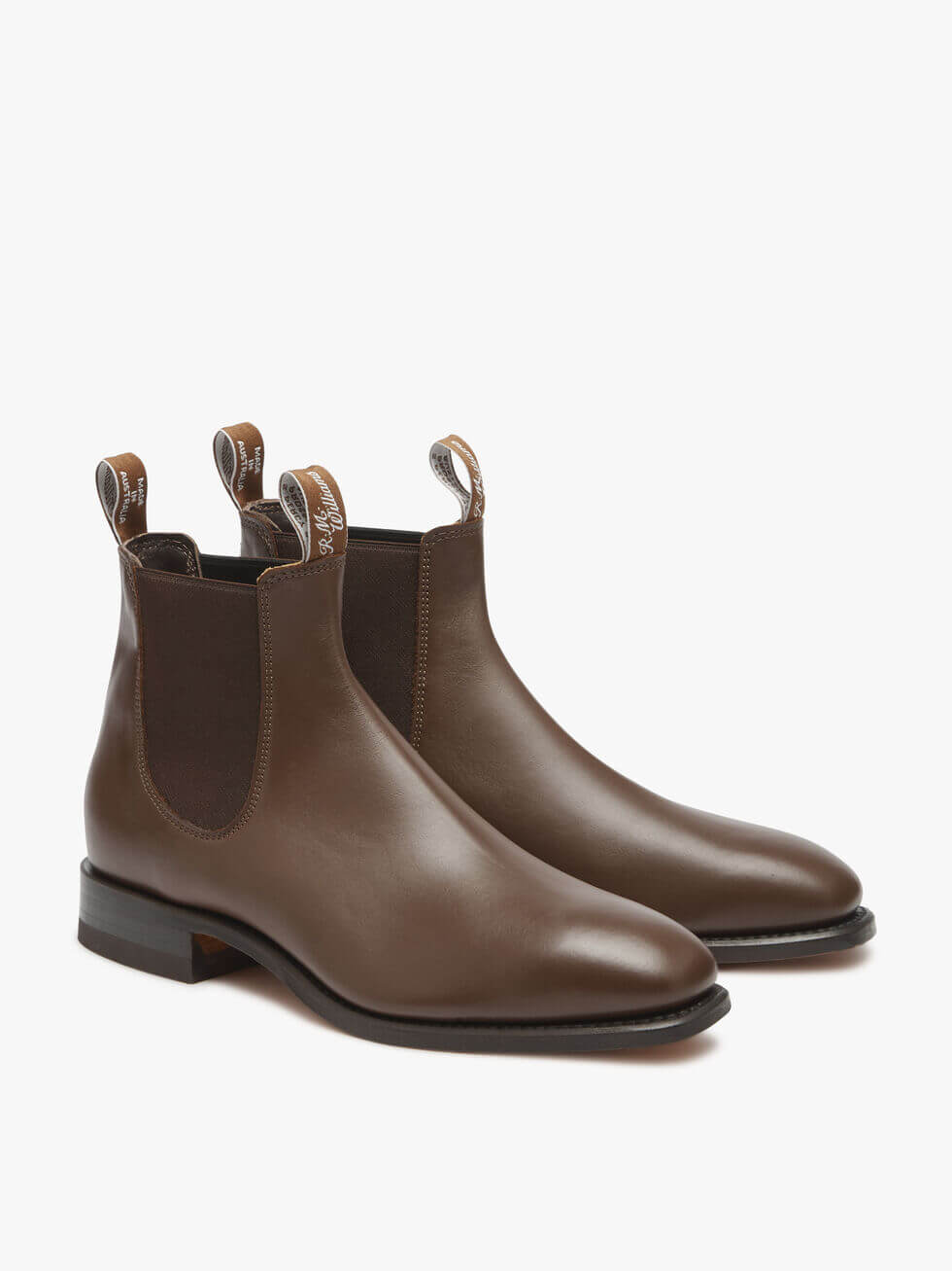 R.M. Williams Dark Tan Craftsman Boot Yearling Leather | Davids Of Haslemere