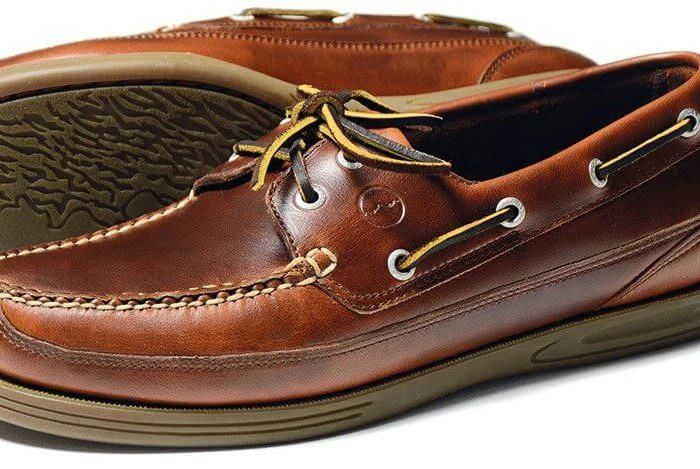 Fowey Deck Shoe Col Saddle | Davids Of Haslemere