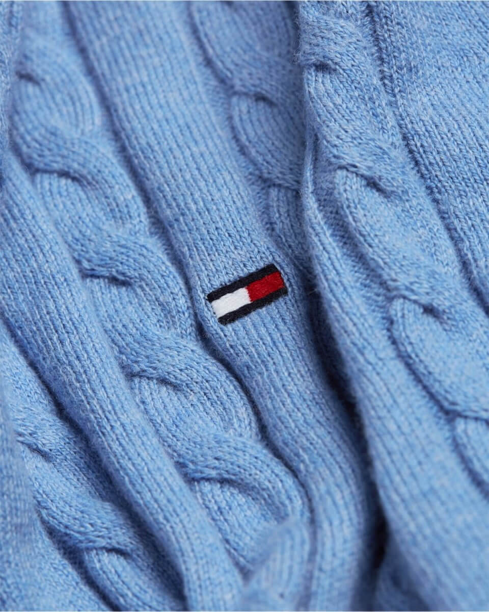 tommy cable knit jumper