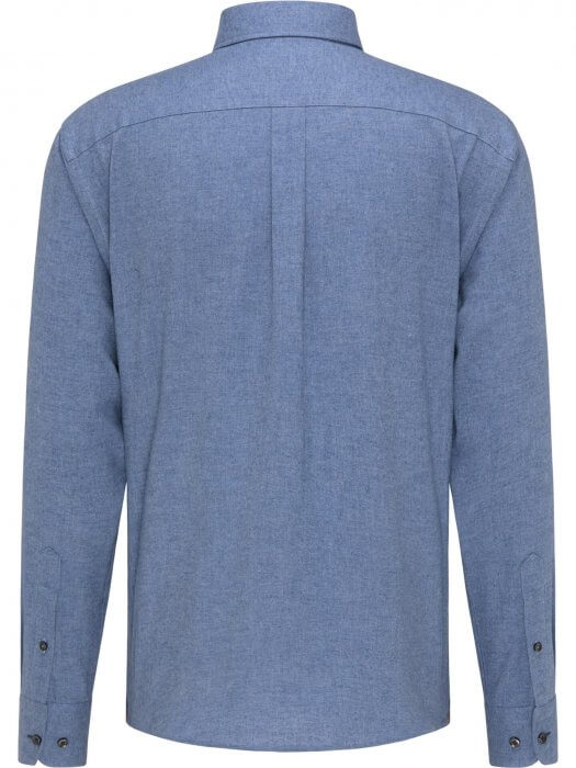 Fynch Hatton Flannel Shirt in Blue