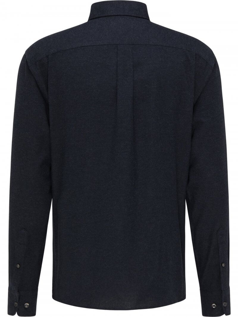 Fynch Hatton Flannel Shirt in Black