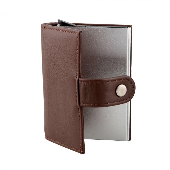 Dents Brown Leather Cardholder Wallet