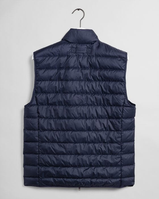 Gant Light Down Gilet navy back