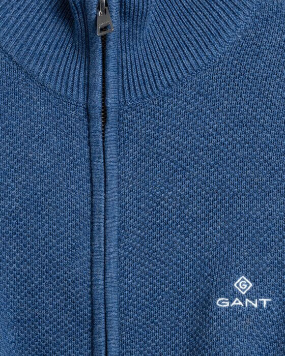 Gant Full-Zip Knitted Jumper