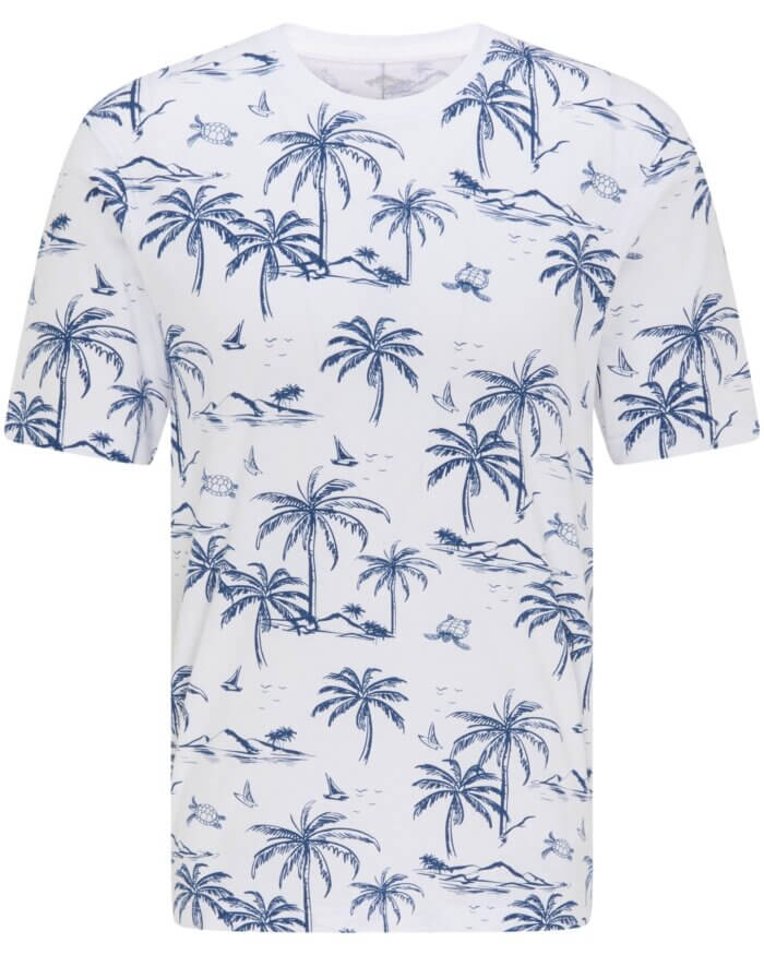 Fynch Hatton Palm Tree T-Shirt