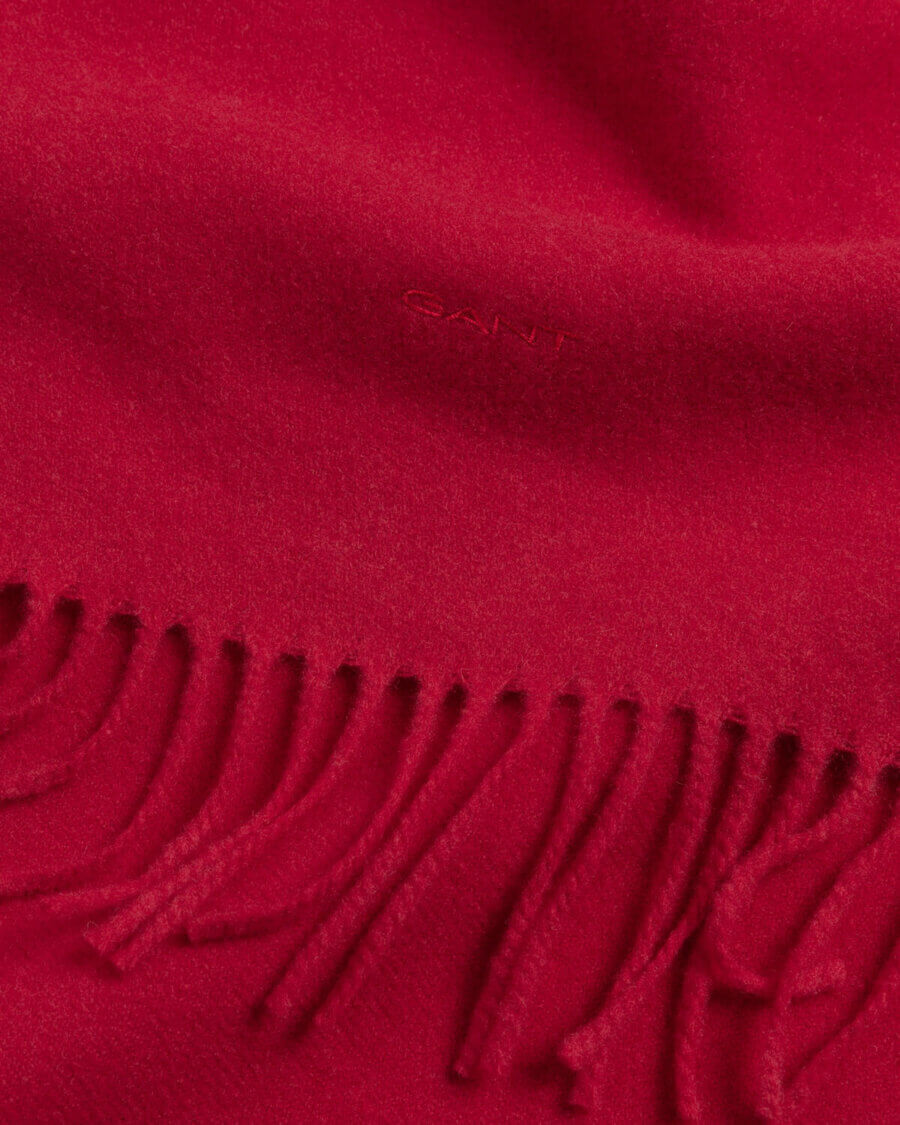 Gant Solid Scarf in Red