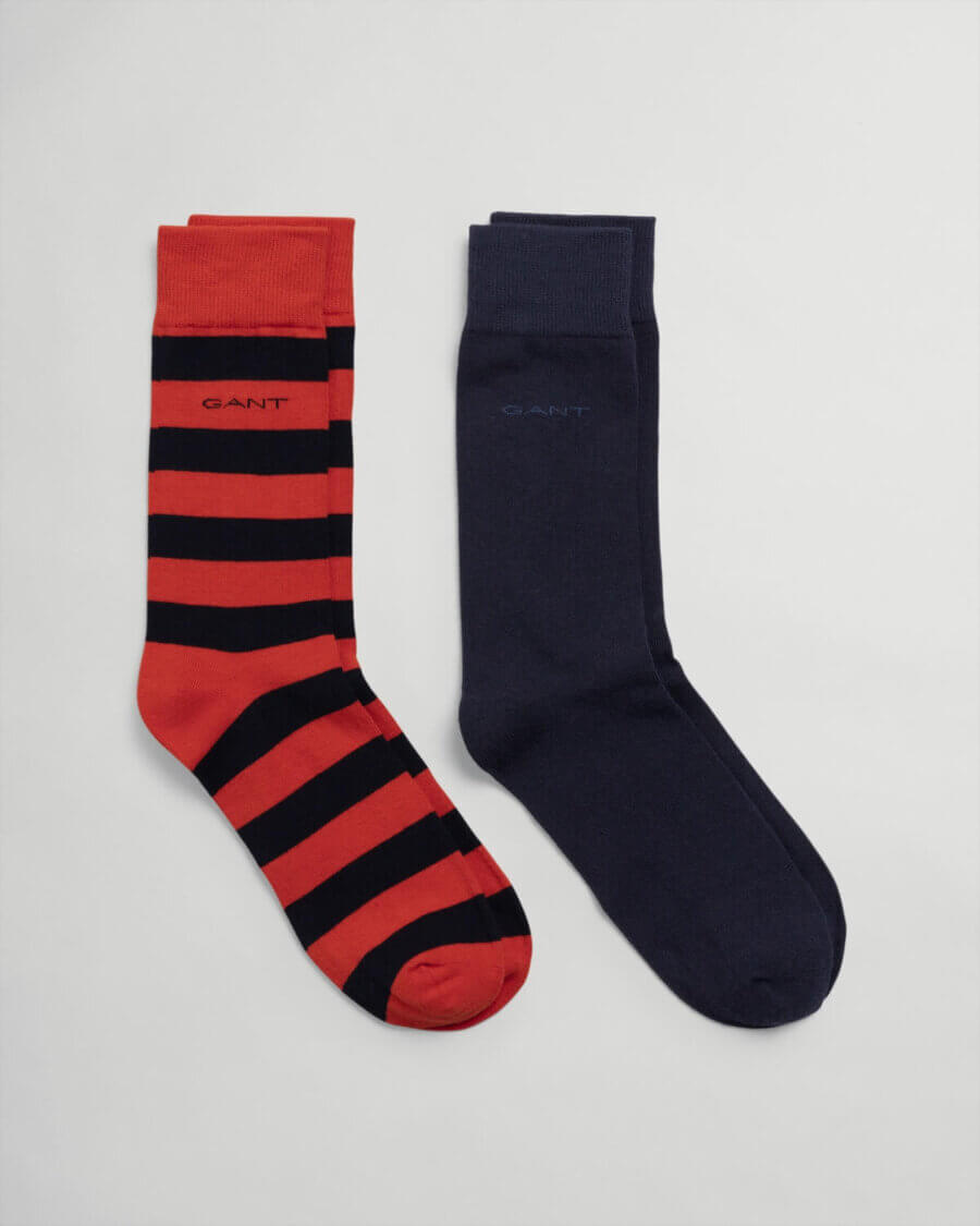 Gant 2-Pack Socks with Stripes