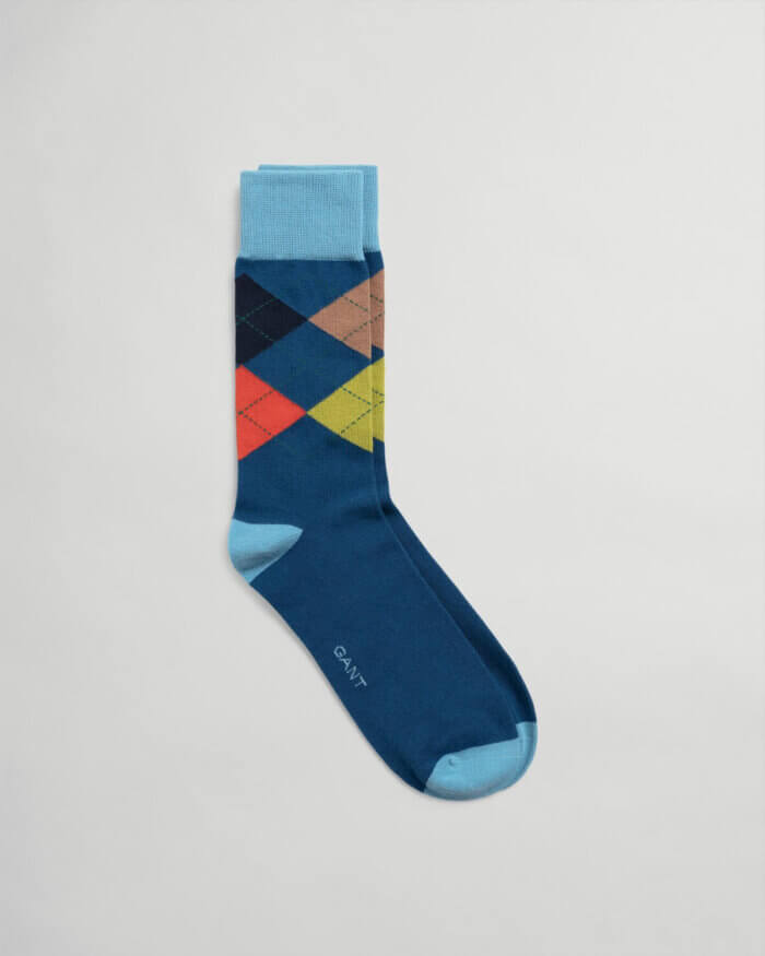 Gant Patterned Socks in Blue
