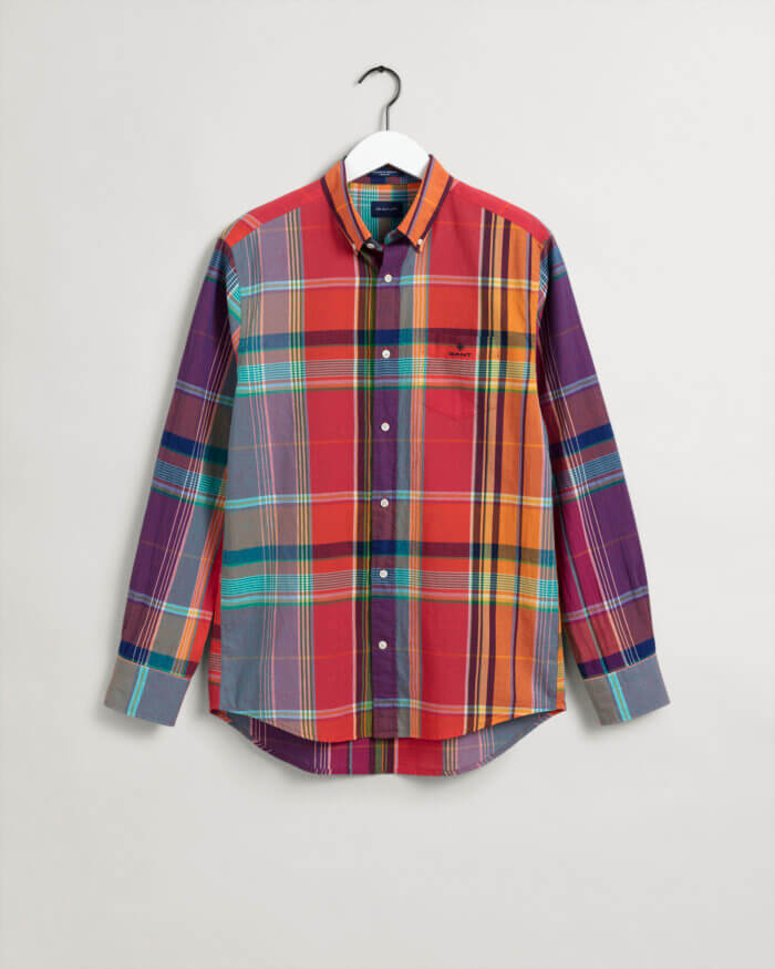 Gant Long Sleeve Multicoloured Checkered Shirt