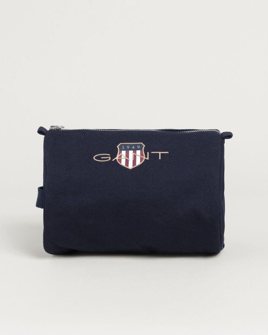 Gant Shield Wash Bag in Navy