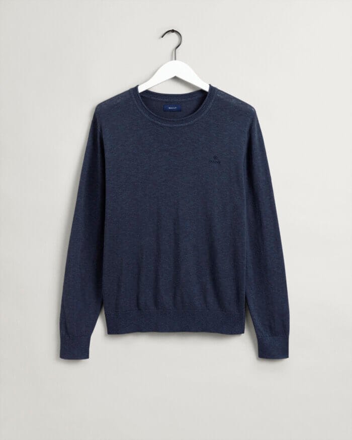 Gant Cotton Linen C Neck Sweater
