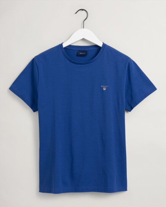 Gant Original T Shirts Midblue