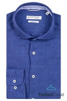 Giordano Bright Blue Linen Shirt