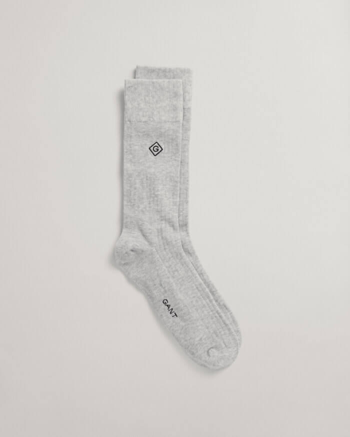 Gant Rib Diamond G Socks Grey