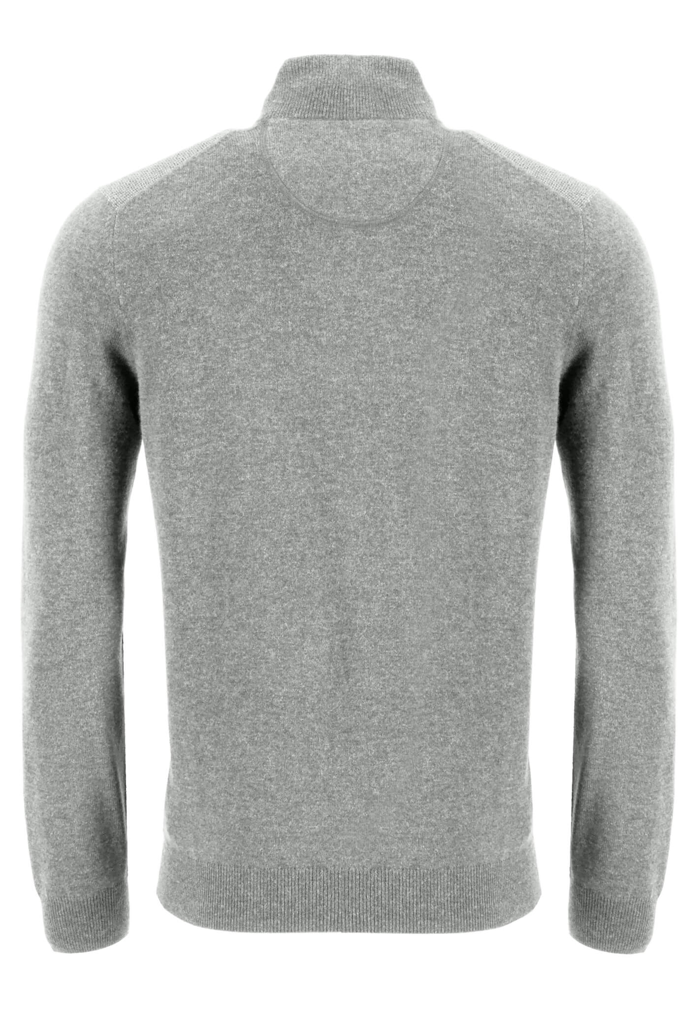 Wool Cashmere Aran Troyer Sweater