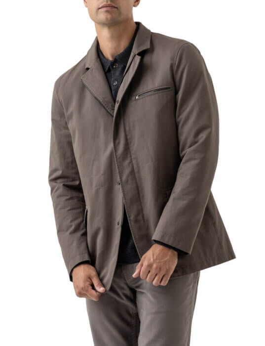 Rodd and Gunn Olive Jacket front
