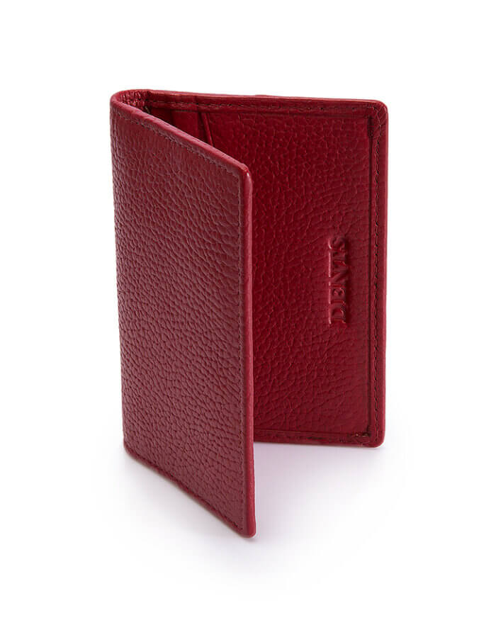 Dents Red berry wallet