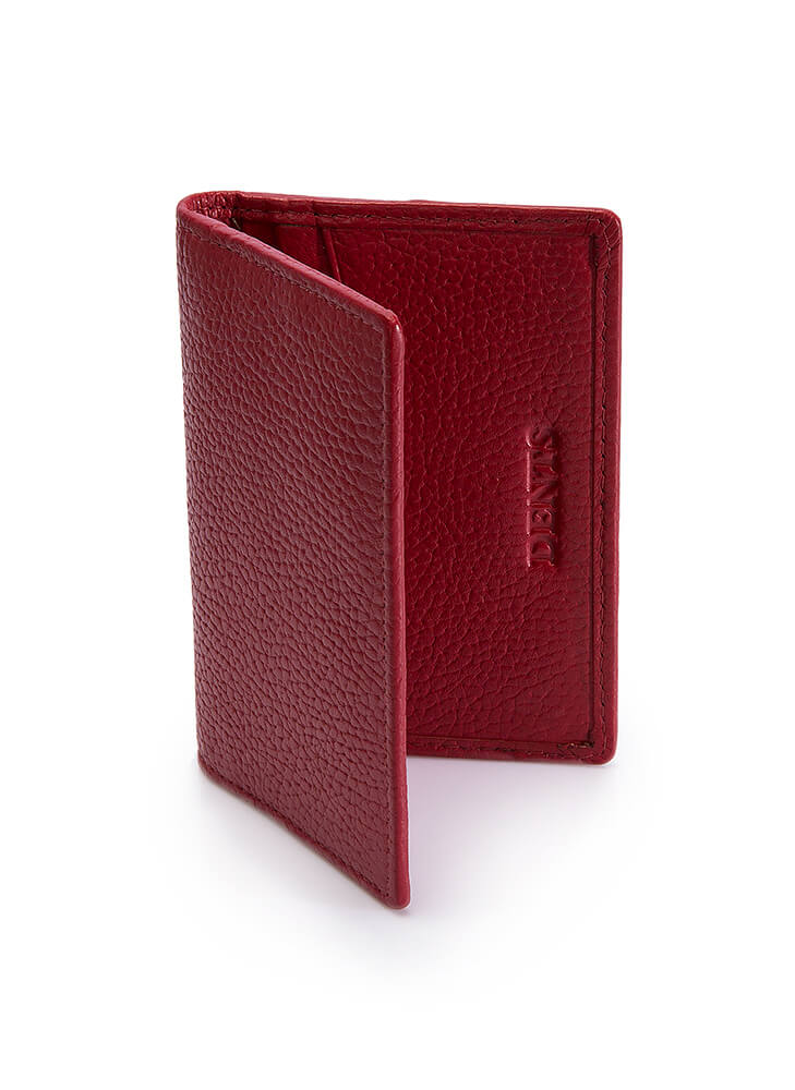 Dents Red berry wallet