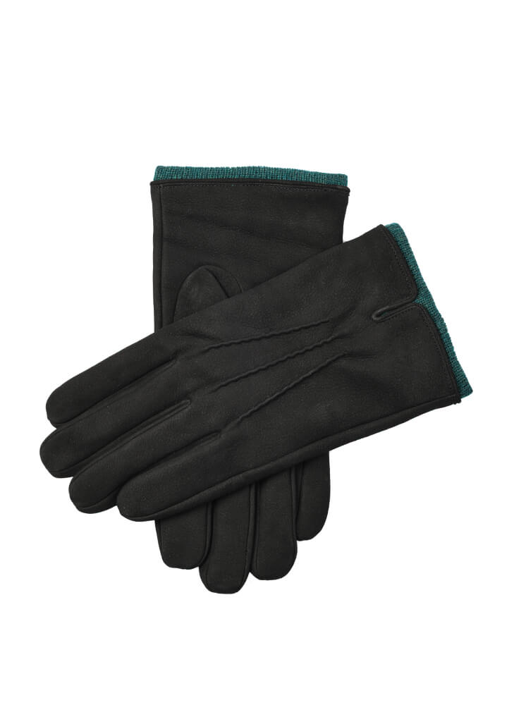 Dents deerskin gloves black