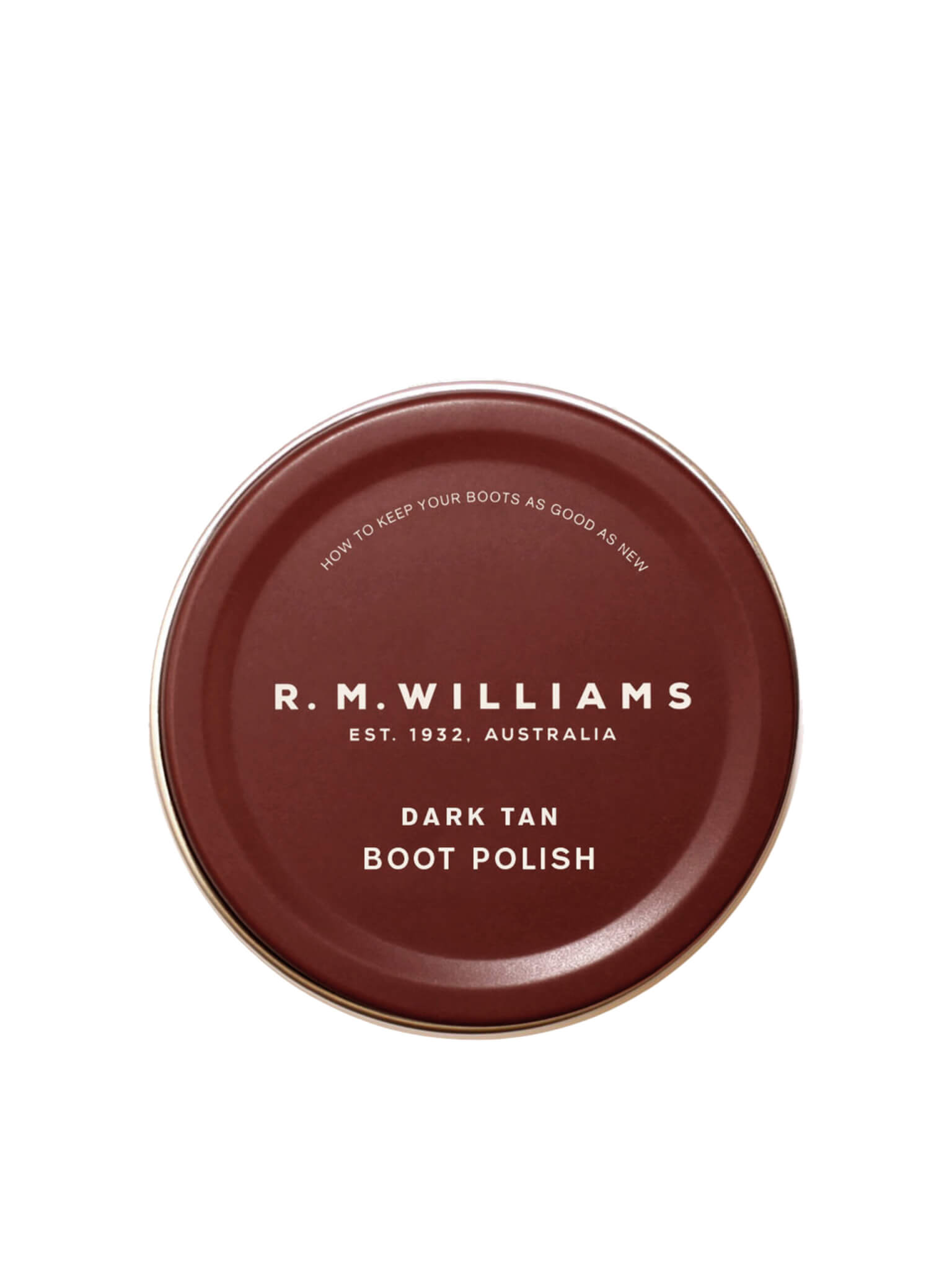 R M Williams Dark Tan boot polish