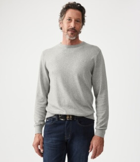 R M Williams Howe sweater Grey