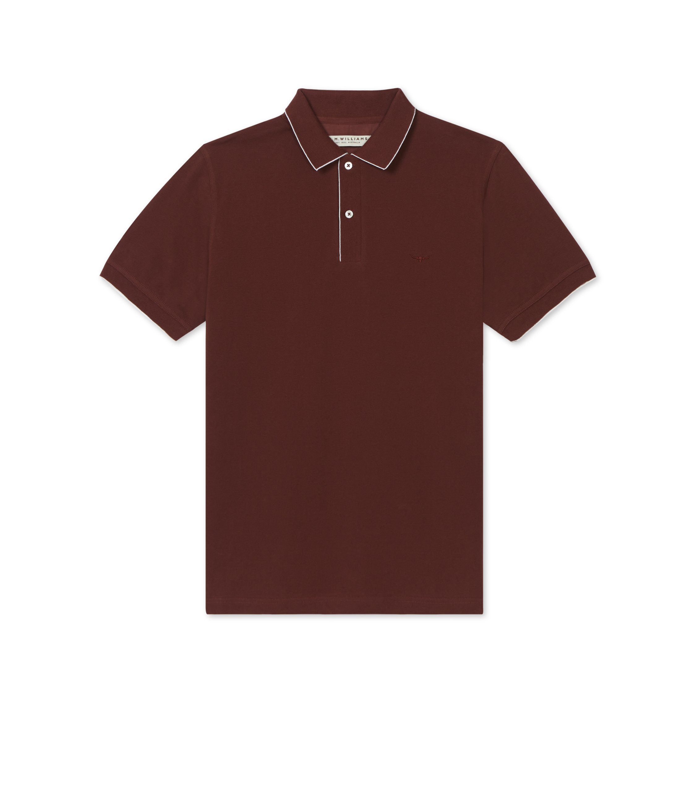 R M Williams Rokewood Polo Shirt front