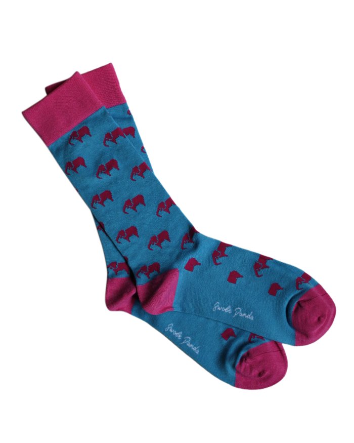 Swole Panda Elephant Socks