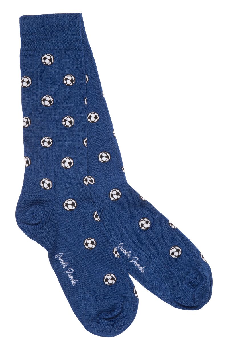 Swole Panda Blue Football Socks