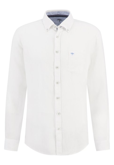 Fynch Hatton Pure Linen Shirts White