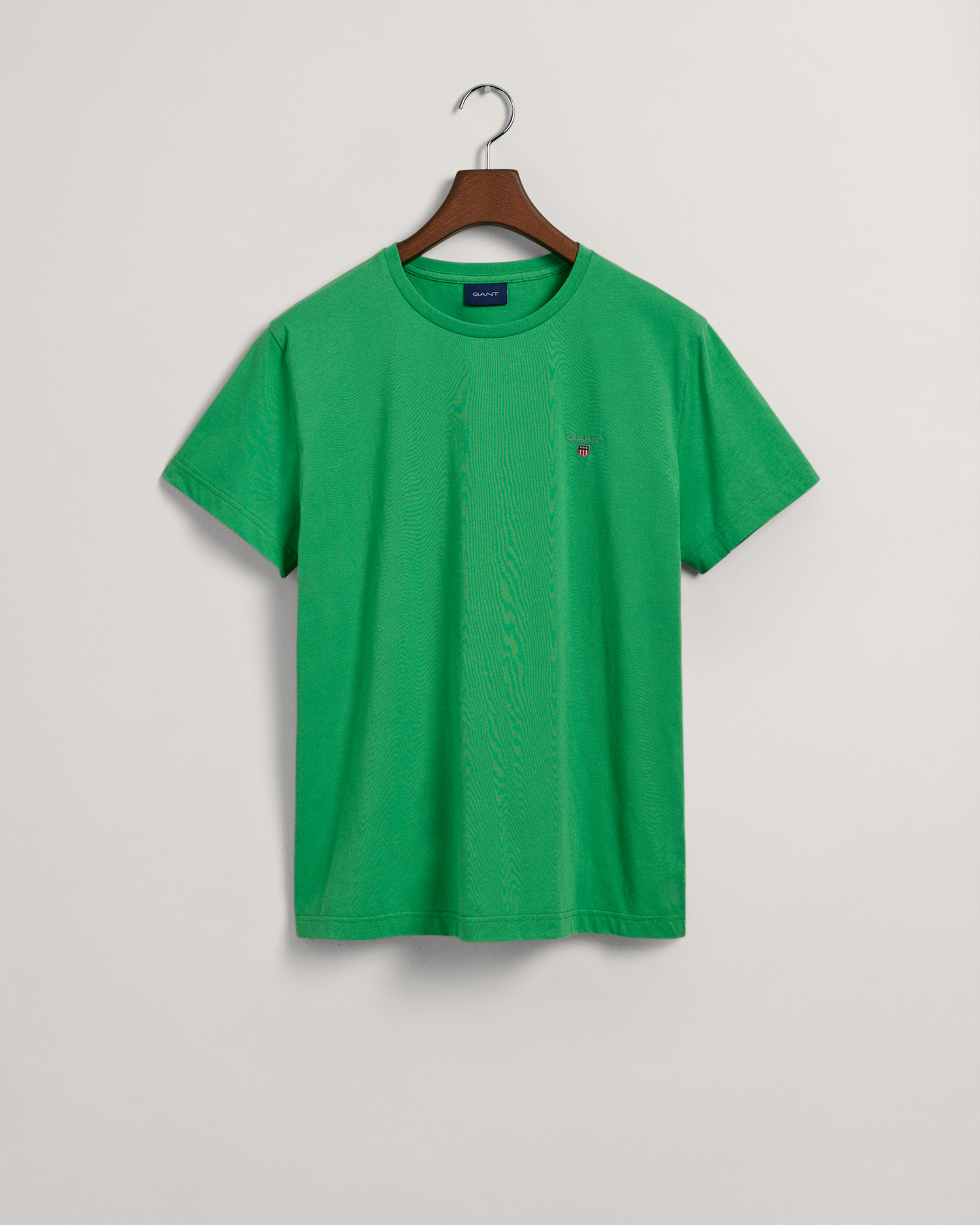 Gant Original Short Sleeve T Shirt Mid Green