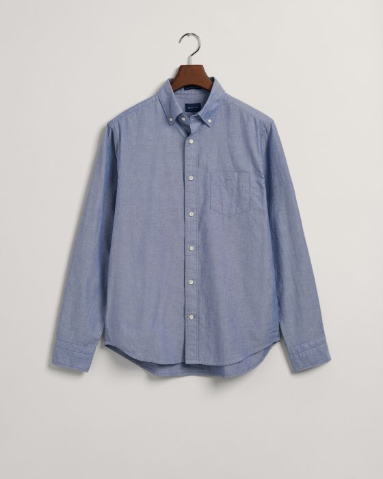Gant Regular Fit Archive Oxford Shirt College Blue