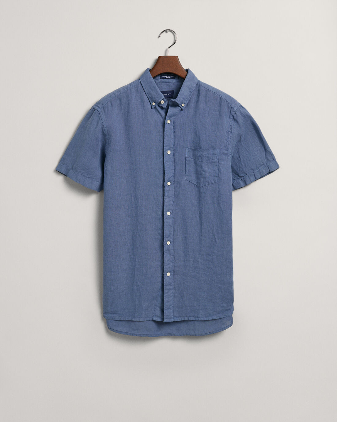 Gant Regular Fit Garment Dyed Short Sleeve Shirt