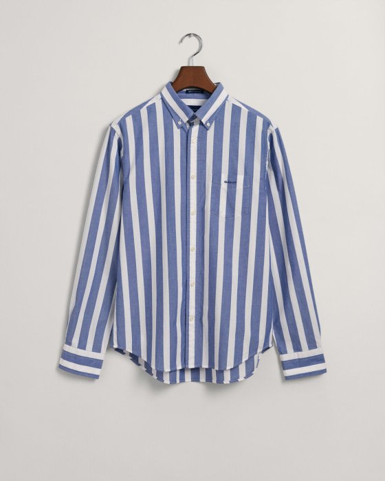 Gant Reg Fit Wide Striped Broadcloth Shirt hanger