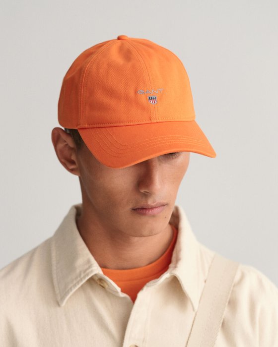 Gant Cotton Twill Caps orange