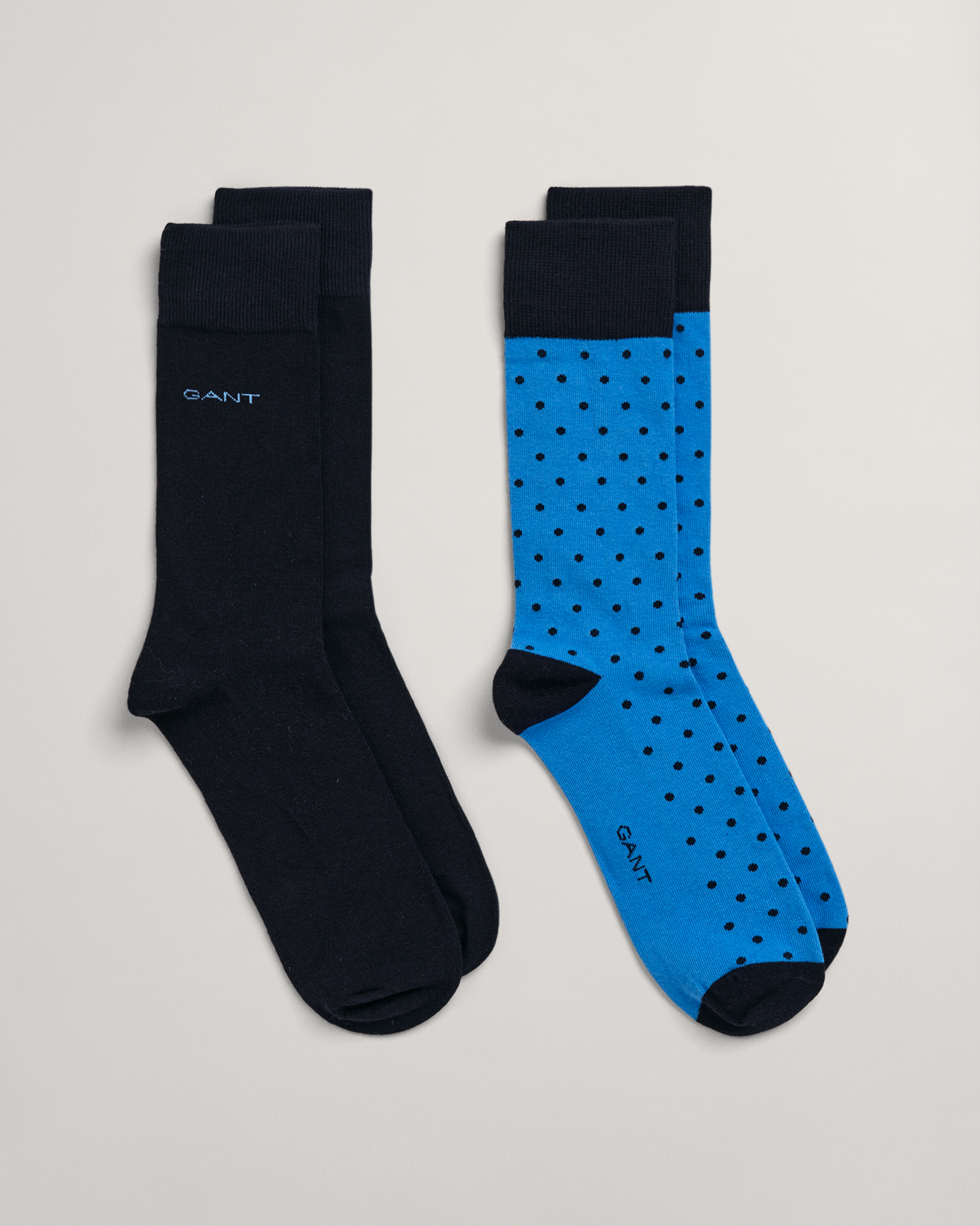 Gant Solid & Dot 2 pack Socks