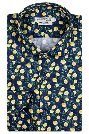 Giordano Lemon Print Shirt