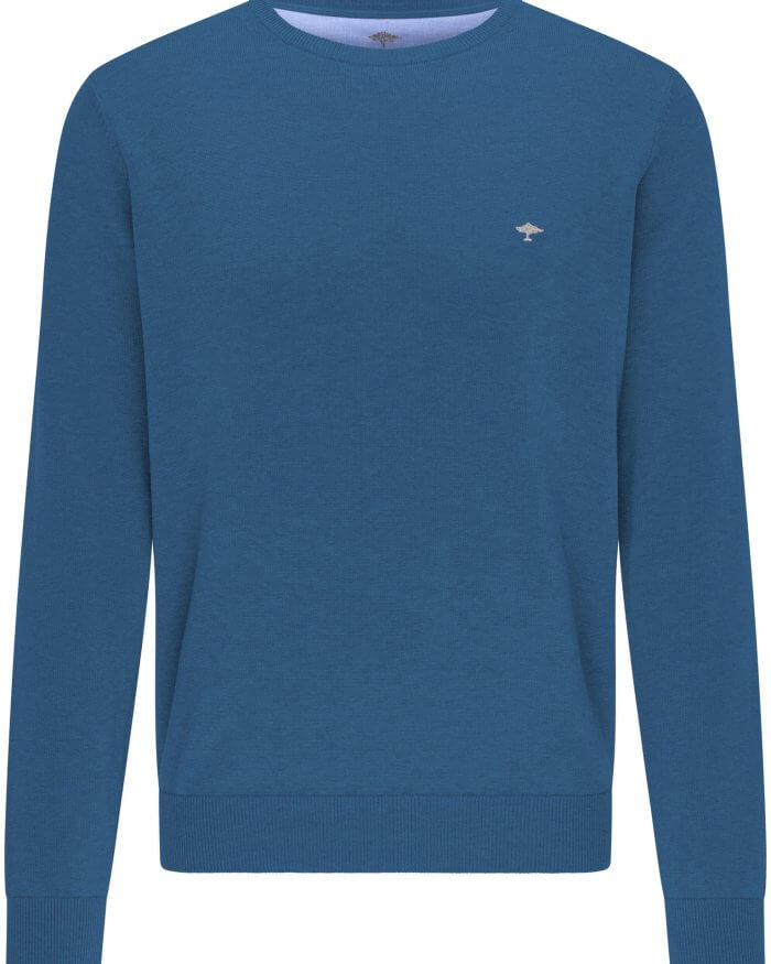 Fynch Hatton O Neck Cotton Jumper