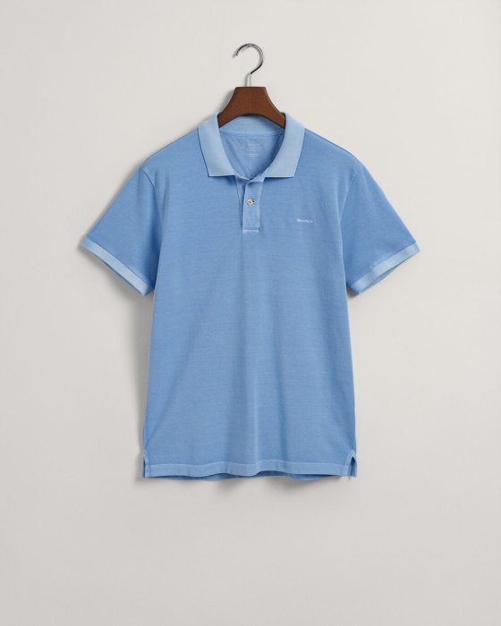 Gant Sunfaded Pique Polo Shirt Gentle Blue