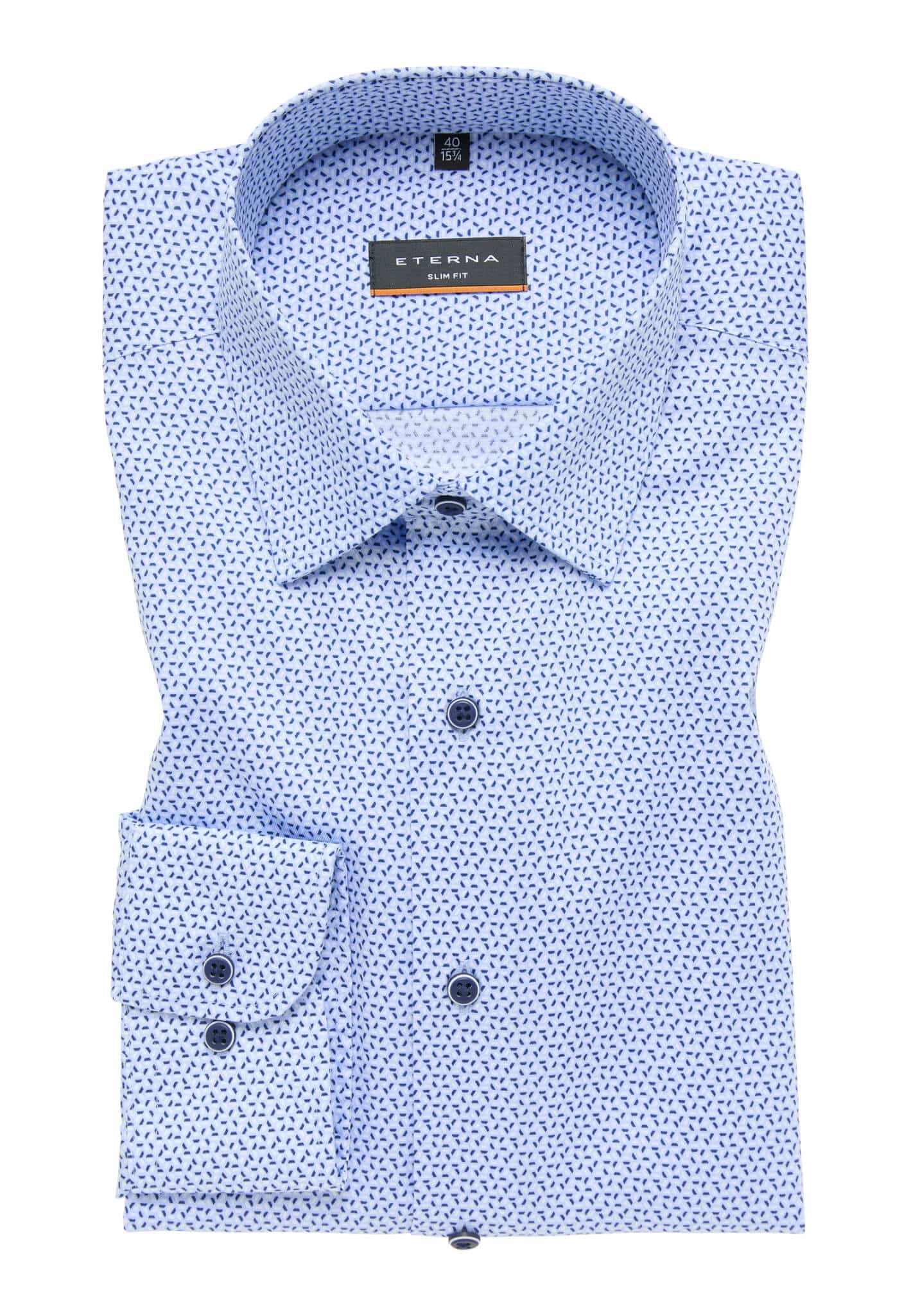 ETERNA Camicia Satinata Donna Regular Fit – Bianco – Maniche Corte – Modello SL