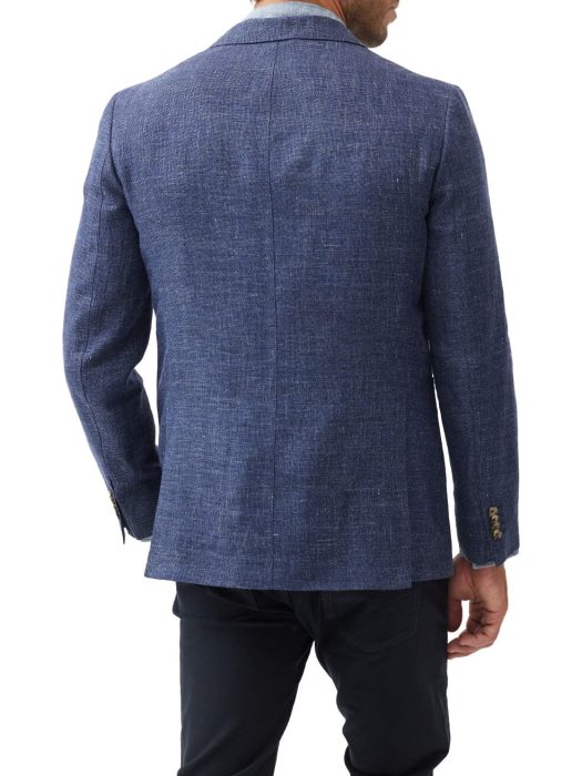 Rodd & Gunn Bluestone blazer on model back