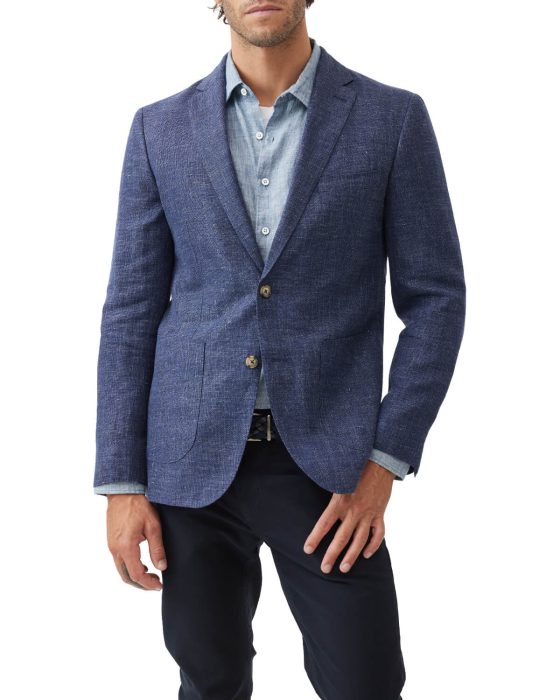 Rodd & Gunn Bluestone blazer on model