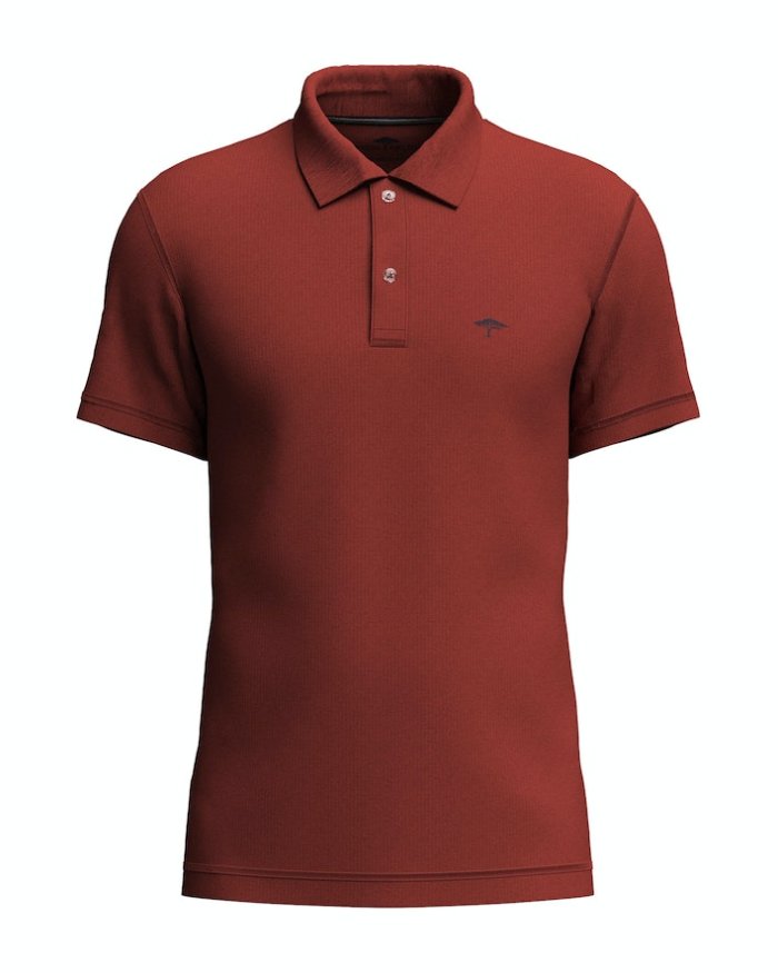 Fynch Hatton burnt orange polo shirt