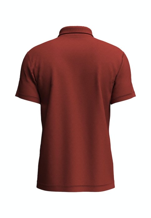 Fynch Hatton burnt orange polo shirt back