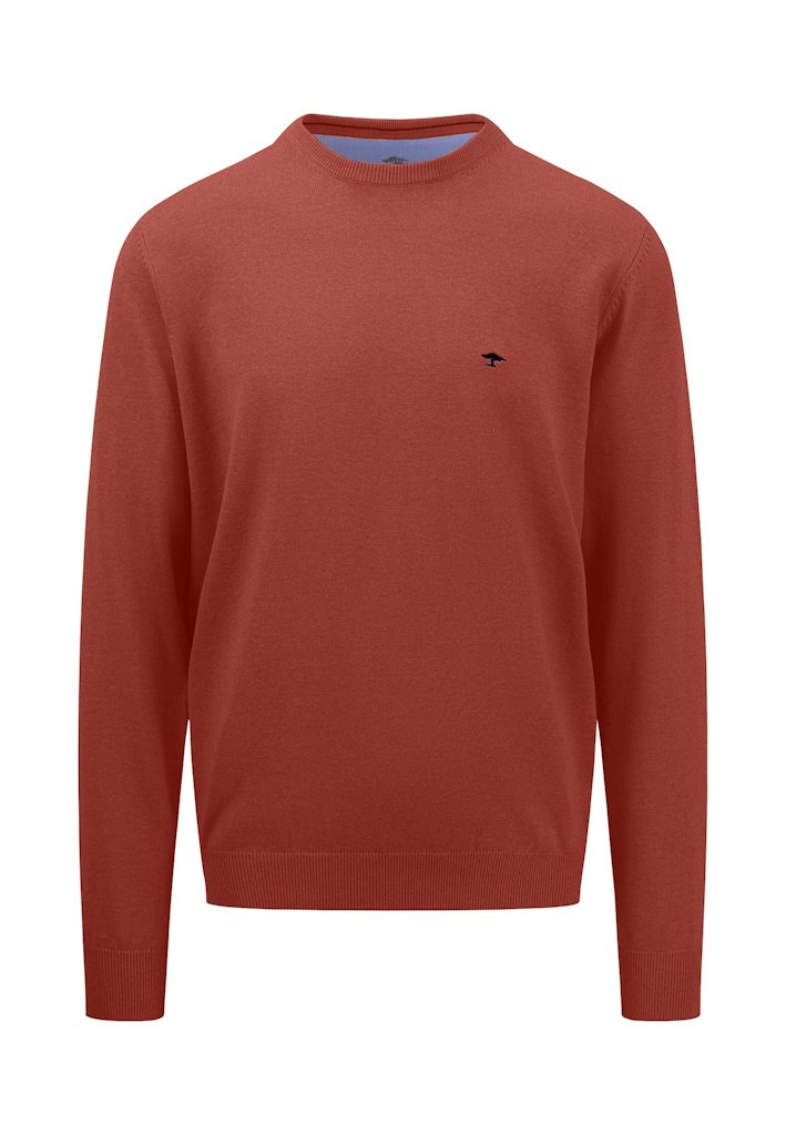 Fynch Hatton round neck orange jumper