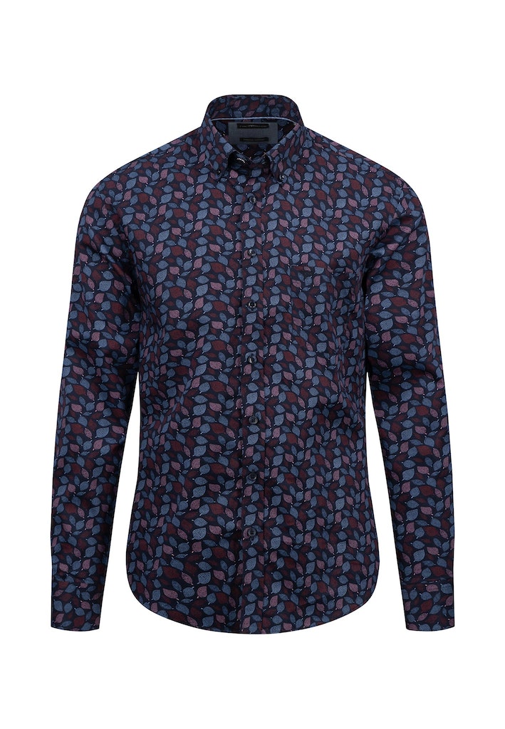 Fynch Hatton purple patterned shirt