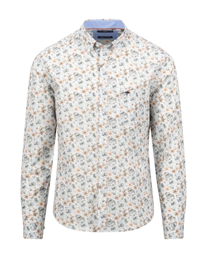 Fynch Hatton silver and gold patterned shirt