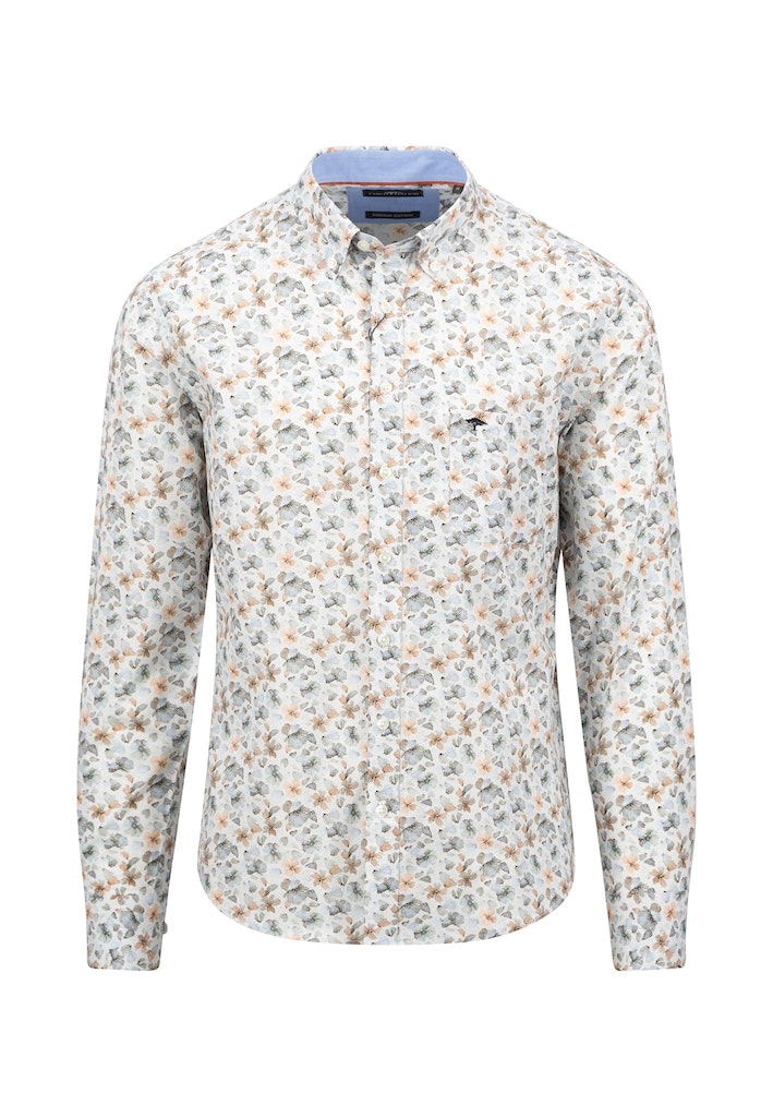 Fynch Hatton silver and gold patterned shirt