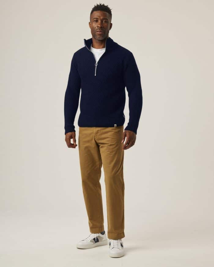 Peregrine Birchall Navy 1/4 Zip